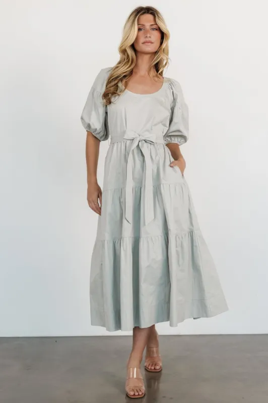 Dorothy Poplin Maxi Dress | Sage sold by Baltic Born