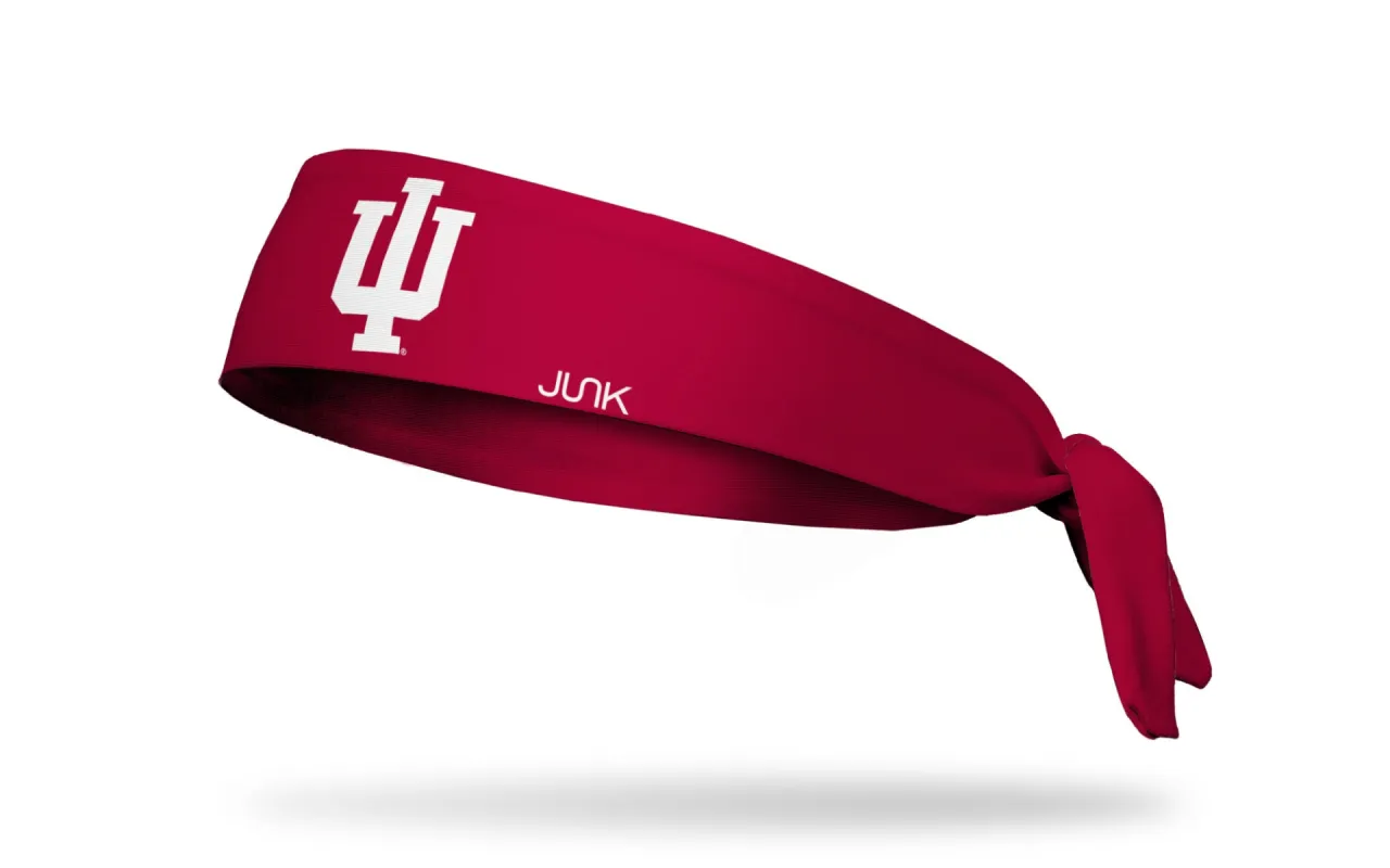 Indiana University: Logo Crimson Flex Tie Headband sold by JUNK Brands