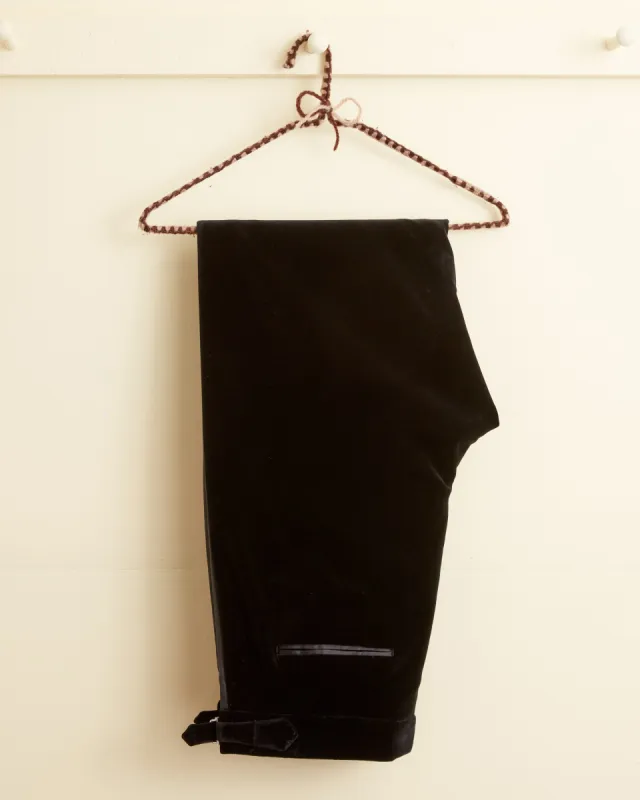 Black Tulip Tuxedo Trousers sold by BODE