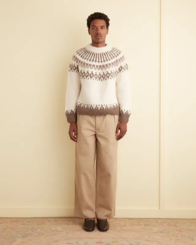 Branch Yoke Sweater sold by BODE