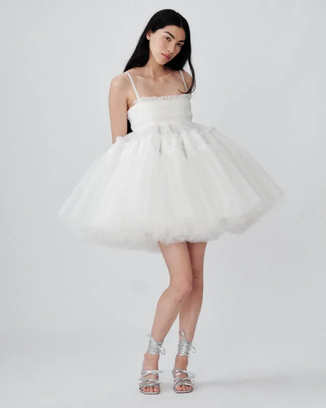 Cumulus Dress Ivory sold by MOLLY GODDARD