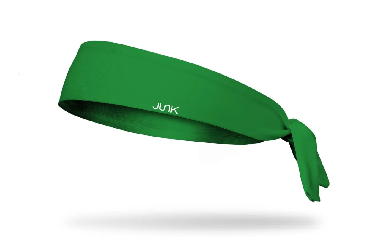 Dark Kelly Green Flex Tie Headband sold by JUNK Brands