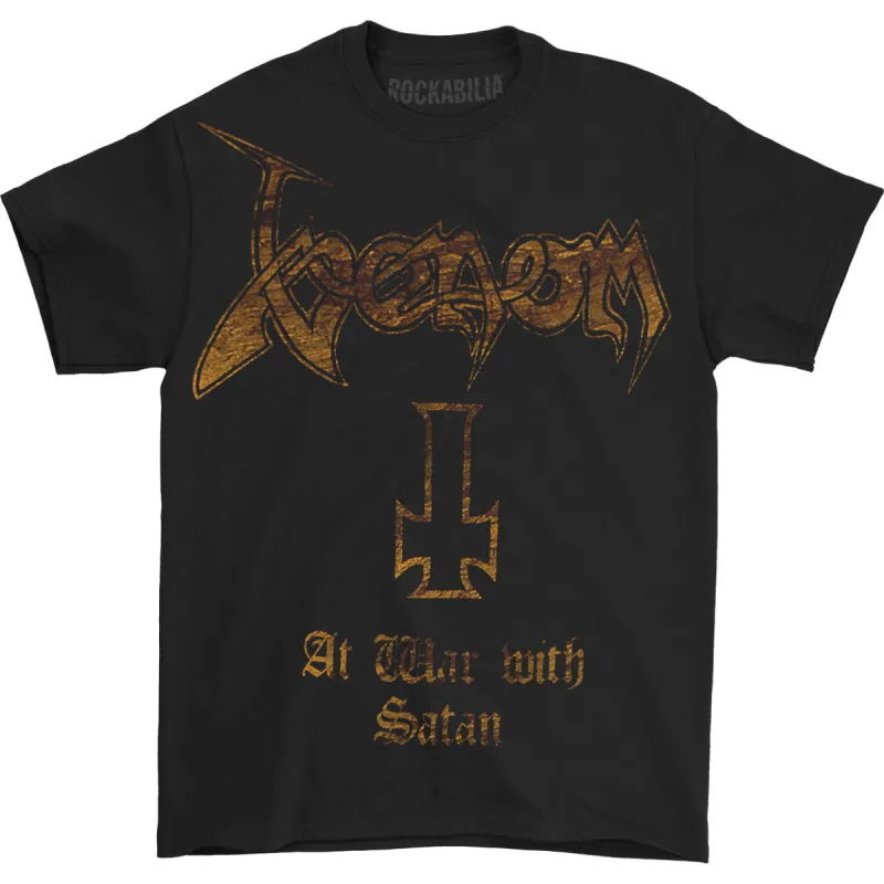 At War With Satan T-shirt sold by Rockabilia