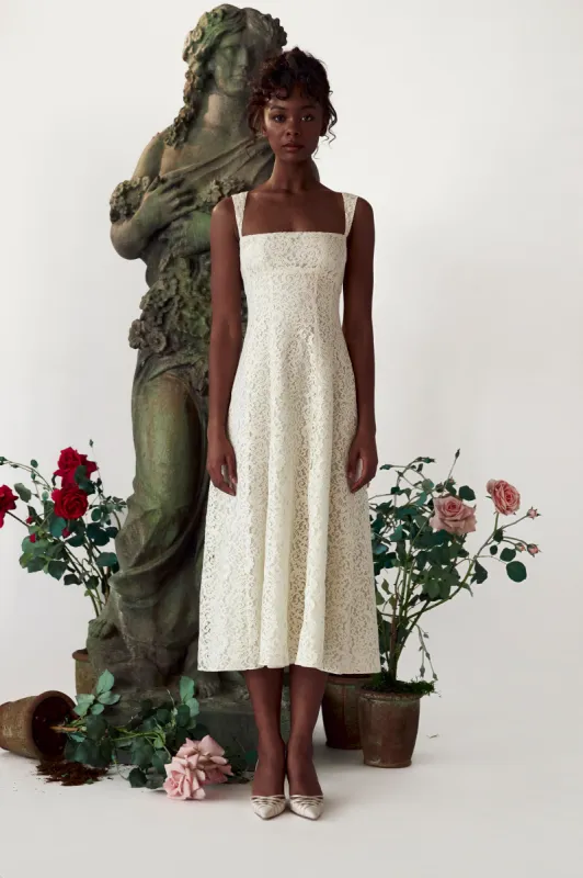 The Macaron Dress Ivory | Parallel