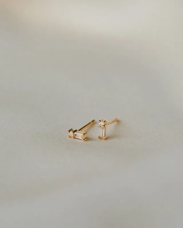 Grace Diamond Studs sold by GLDN