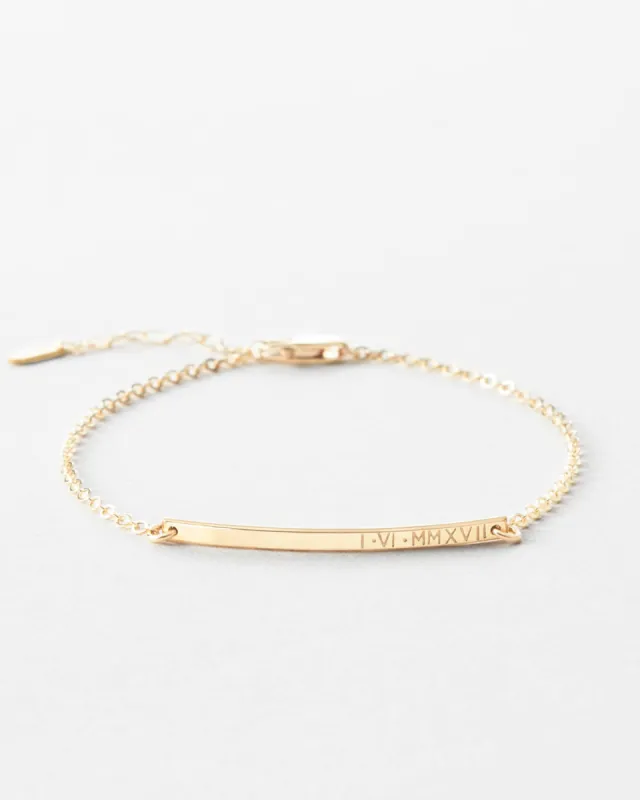 Basquiat Bar Bracelet sold by GLDN