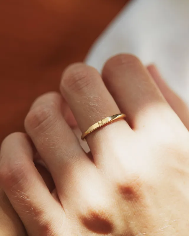 Slim Signet Ring sold by GLDN