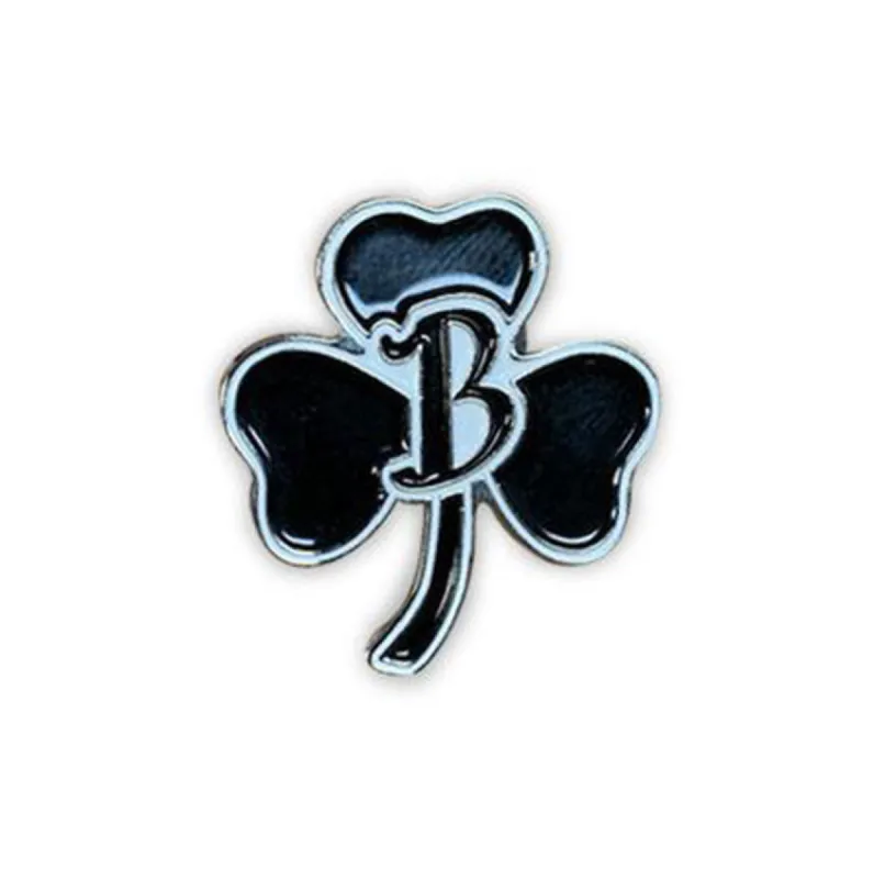 Boston Scally The Shamrock Cap Pin - Black sold by Boston Scally