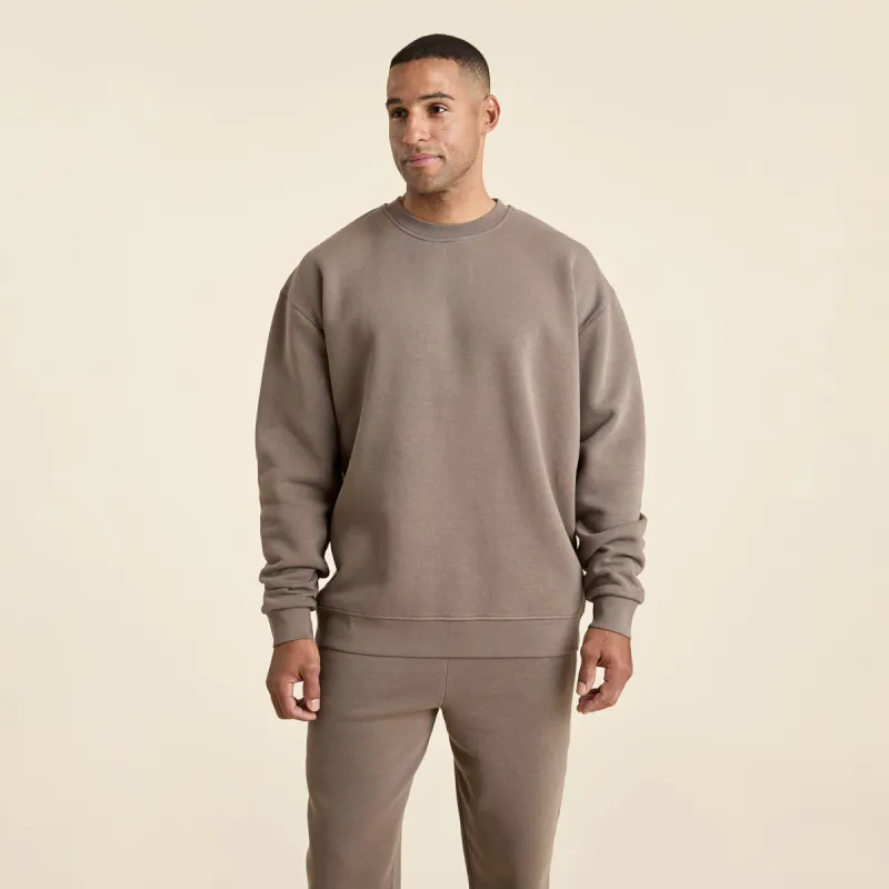 Men's Classic Crewneck Sweatshirt | Mocha sold by nuuds