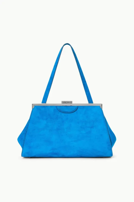 LENNON SHOULDER BAG | DIRECTOR BLUE SUEDE sold by STAUD