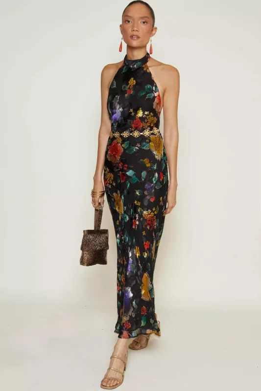 pearl - ombré bloom black sold by RIXO
