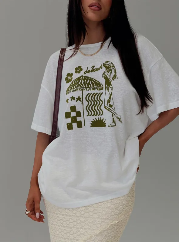 Nozomi Tee White sold by Princess Polly