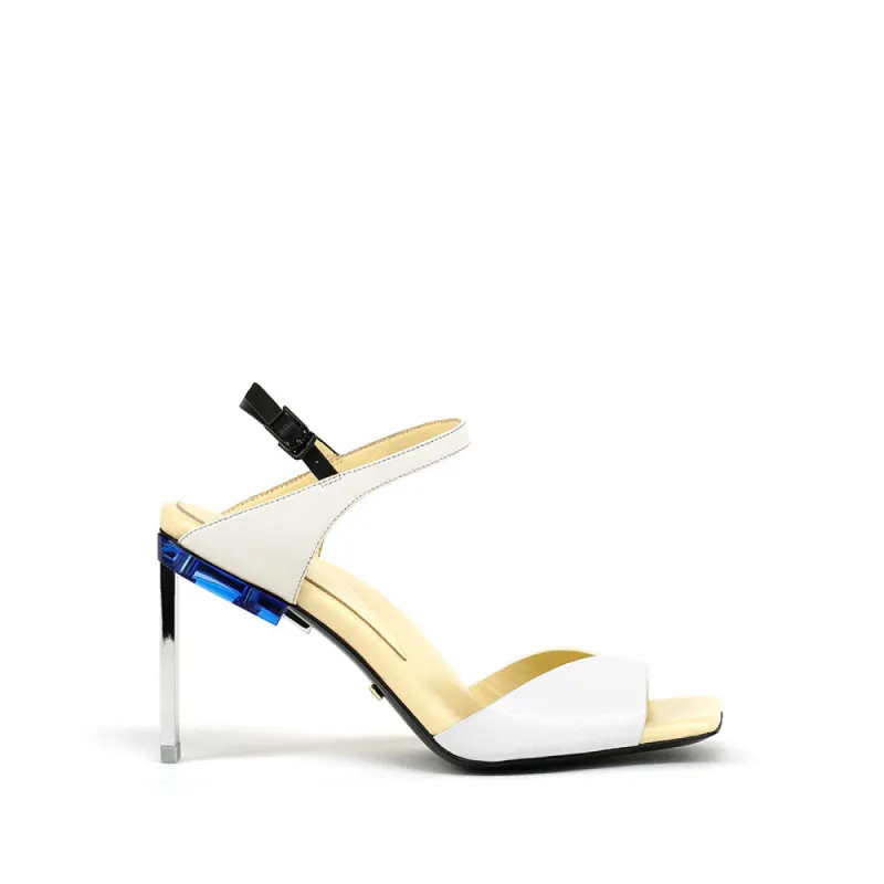 Inity Sandal - White sold by 4CCCCEES