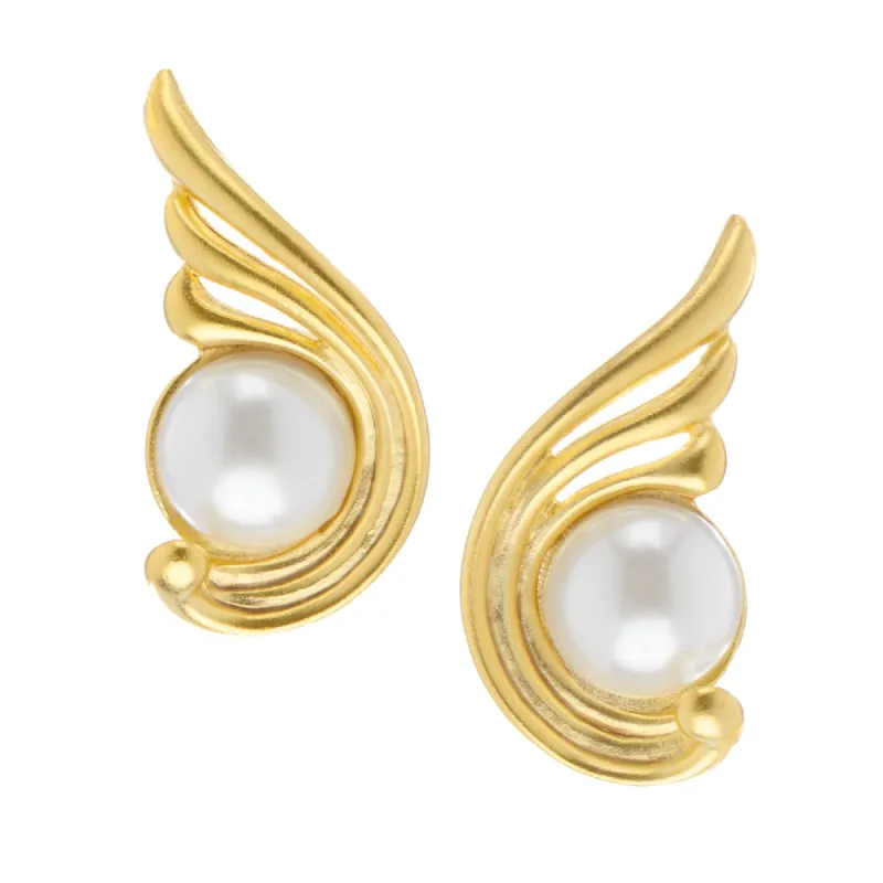 Villa Artemis Pearl Studs sold by Susan Shaw
