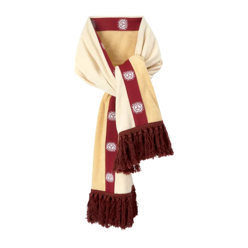 'Après Ski' Scarf (Yellow) sold by Tombolo