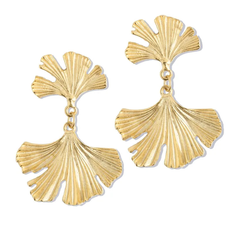 Ginkgo Earrings sold by Susan Shaw