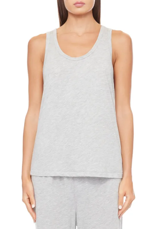 Loose Tank Heather Grey sold by Eterne