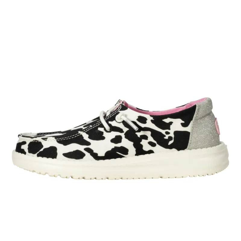 Wendy Youth Cowgirl Sparkle - Black/White sold by Hey Dude