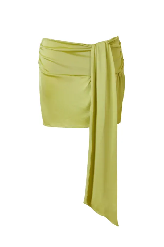 ミニスカート Chloe Mini Skirt Chloe Mini Skirt - Chartreuse | Parallel