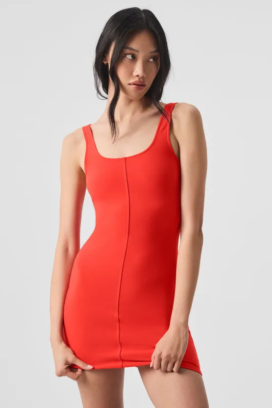 Alosoft Head Start Dress - Red Hot Summer sold by Alo Yoga