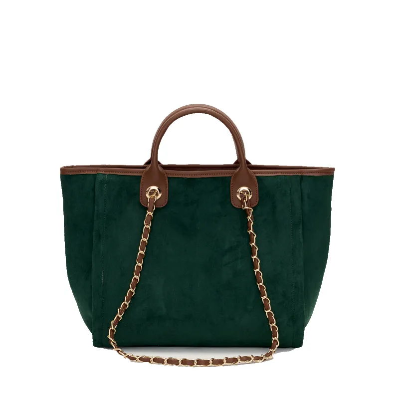 Green Velvet Bag Medium sold by Lily and Bean