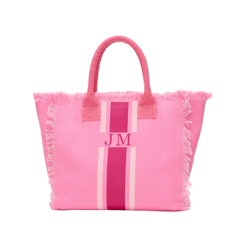 Fringe Tote - All The Pinks sold by Lily and Bean