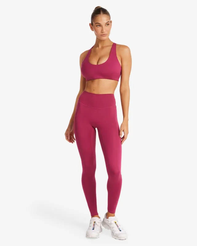 Serenity Scrunch Leggings | Berry sold by Crop Shop Boutique