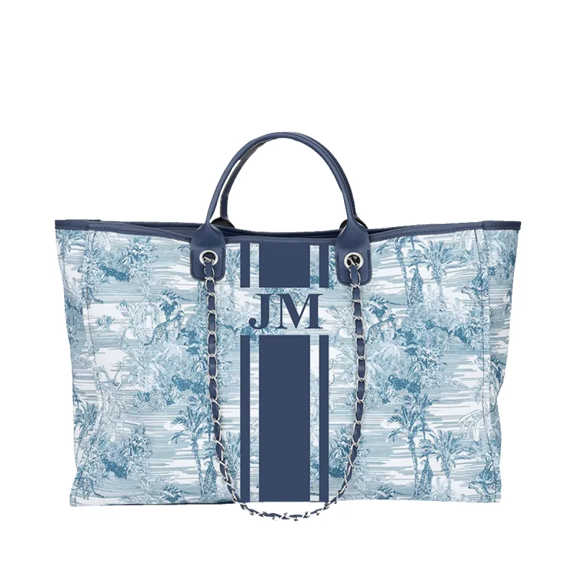 The Lily Canvas Medium -  Tropical Blue sold by Lily and Bean