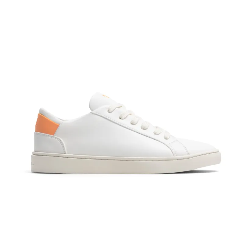Men's Lace Up | White-Crush Orange sold by Thousand Fell