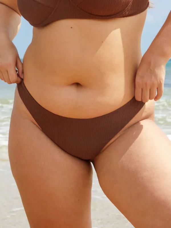 Solid Low Waisted Plus Size Bikini Bottom sold by BERLOOK