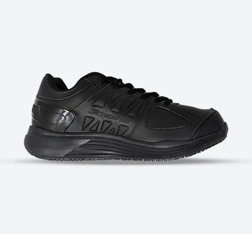 Mens Wide Fit I-Runner Pro Leather Trainers sold by Wide Fit Shoes