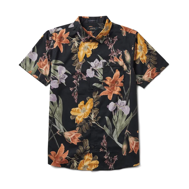 Journey Shirt - Black Far East Flora sold by Roark