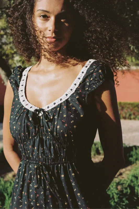 The Kelly Dress | Black Aster Garden sold by Christy Dawn