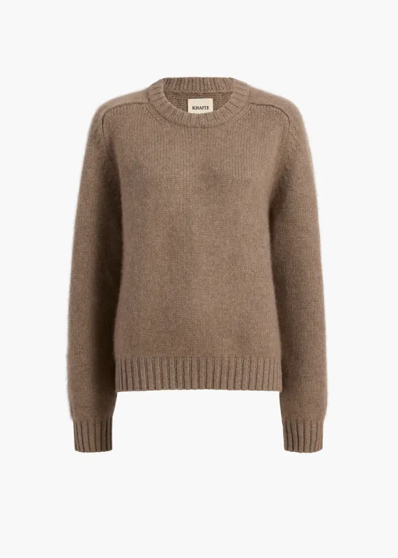Mae Sweater in Barley sold by KHAITE