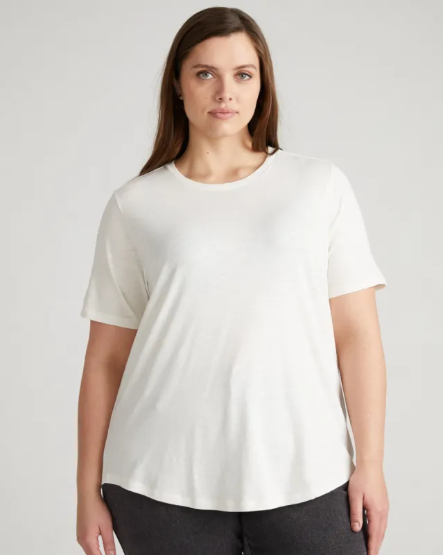Light-As-Air Tee Rex - Vapor sold by Universal Standard