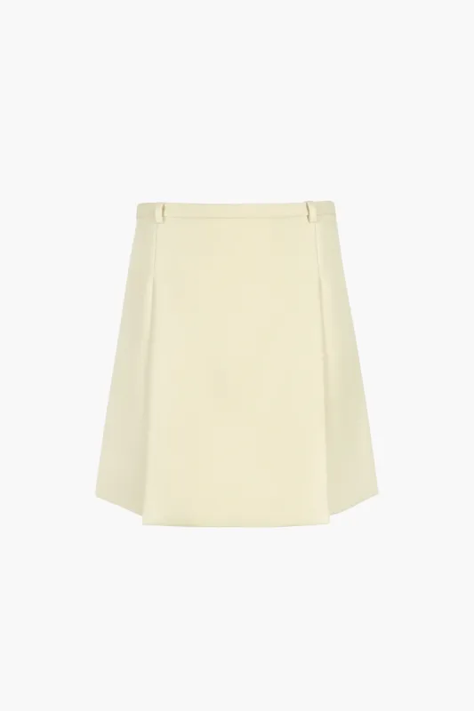 DART SKIRT IN BUTTER sold by Sandy Liang