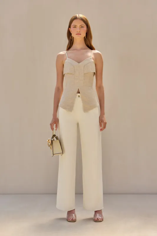 ADOREA PANT - OFF WHITE sold by Cult Gaia