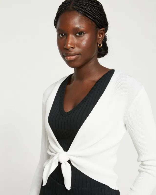 Knitted Wrap Cardigan - Cream sold by Universal Standard