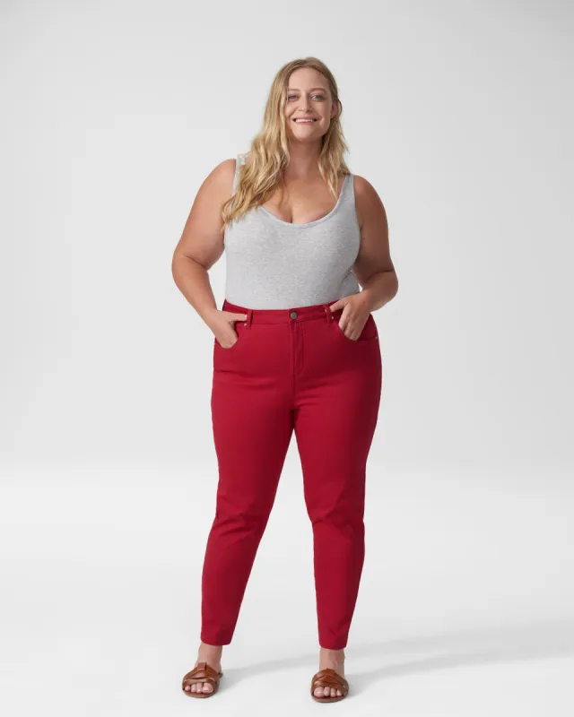 Seine High Rise Skinny Jeans 27 Inch - Red Dahlia sold by Universal Standard