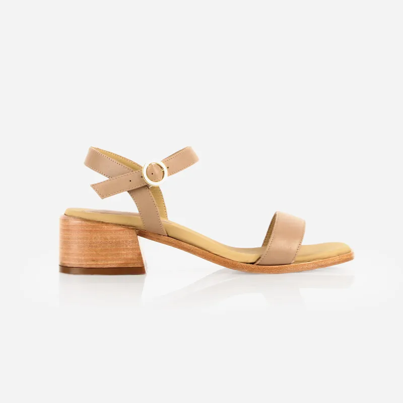 The Social Heeled Sandal Biscotti sold by Poppy Barley