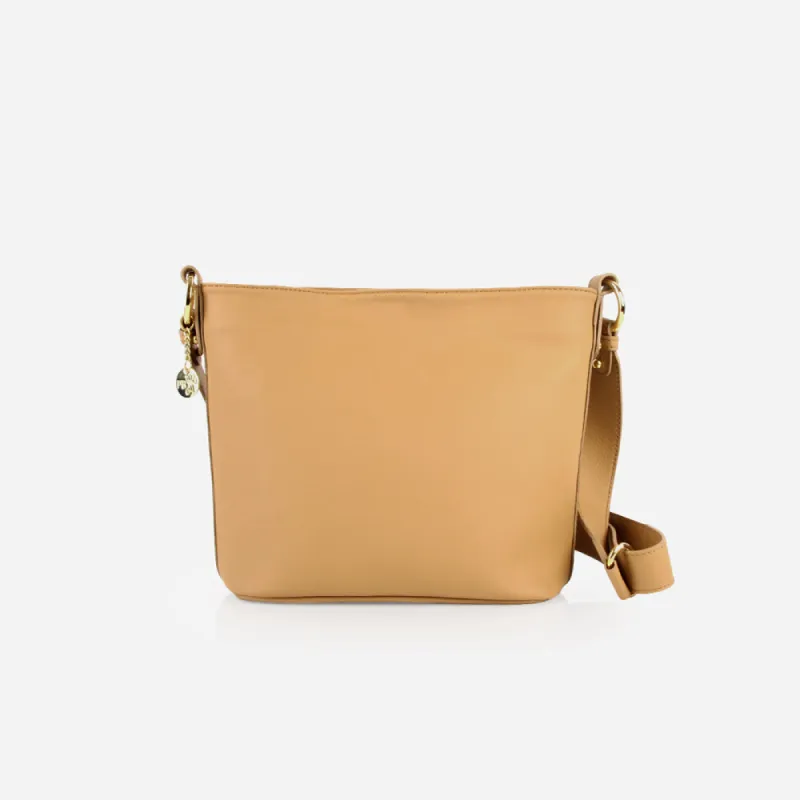 The PLNT Right Size Tote Sand sold by Poppy Barley