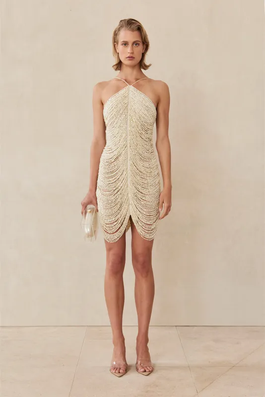 DOMINA DRESS - OFF WHITE sold by Cult Gaia