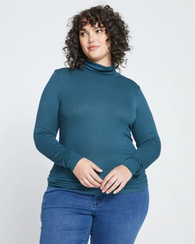 Foundation Turtleneck - Deep Sea sold by Universal Standard