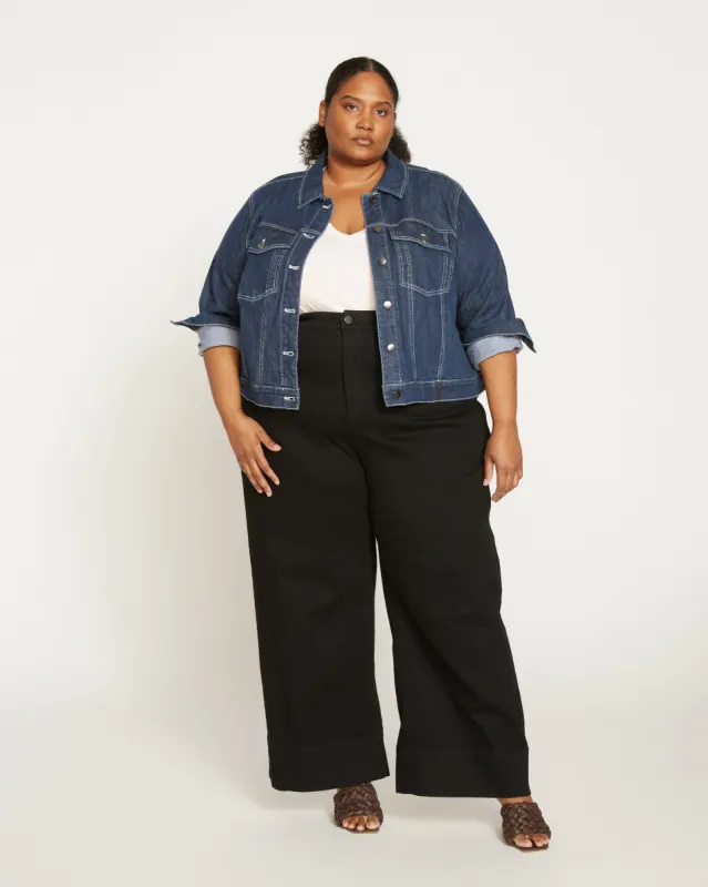 Kelsey Denim Jacket - Dark Indigo sold by Universal Standard