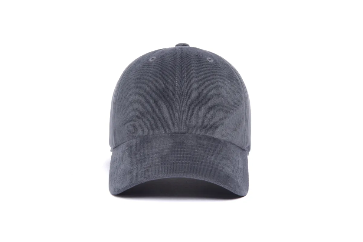 Clean Navy 21-Wale Cord Dad Hat sold by Hood Hat