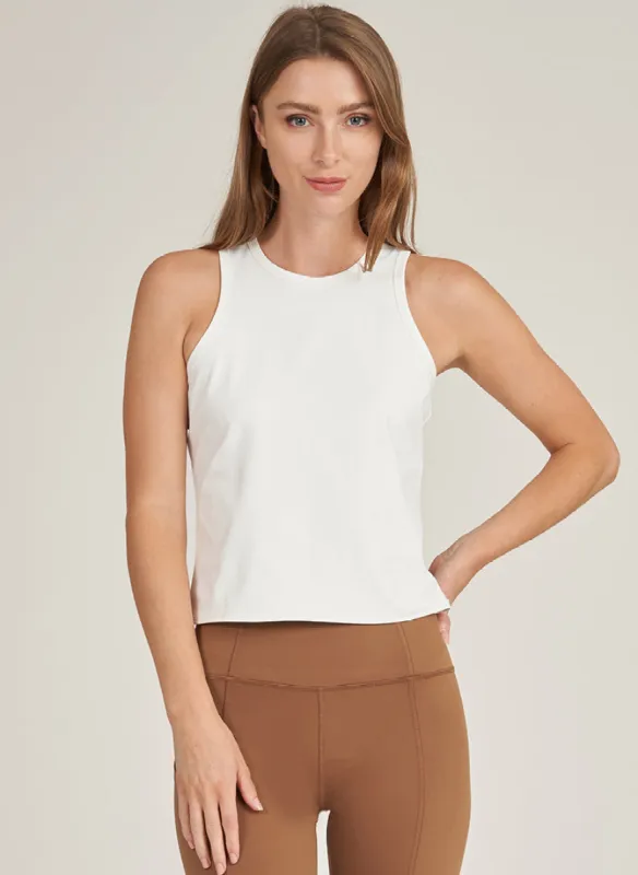 Racerback Crop Tank - FINAL SALE sold by Thrive Societe