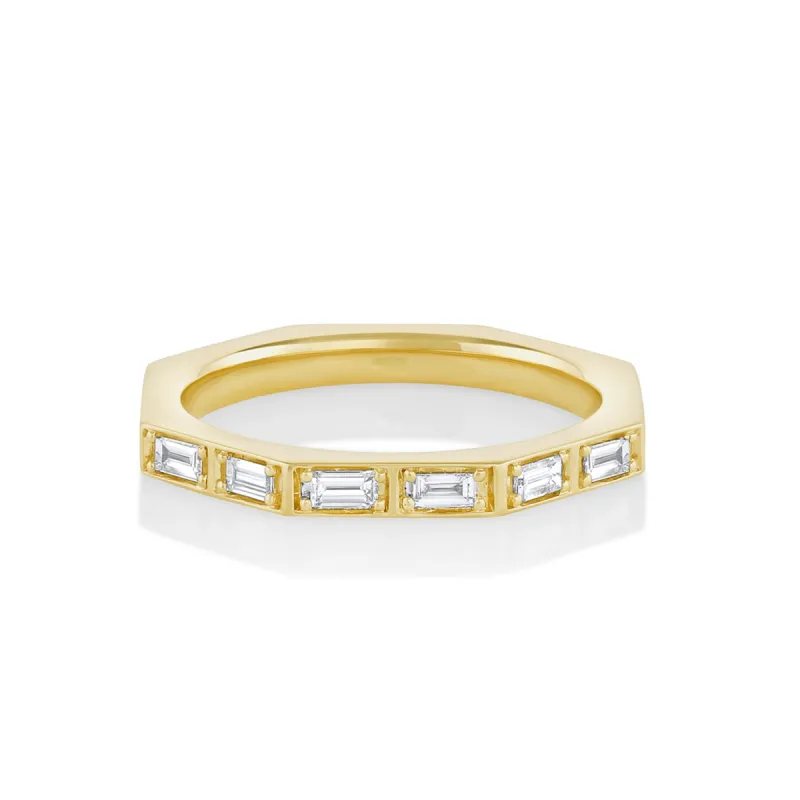 White Diamond Ames Men's Band sold by Marrow Fine