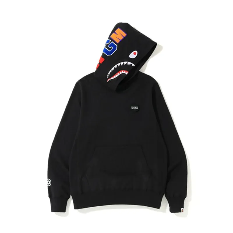 BAPE Shark Emblem Pullover Hoodie Black sold by PLUS