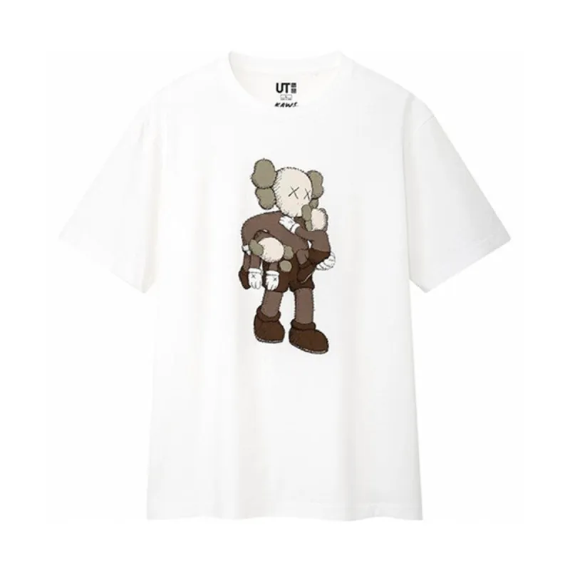 KAWS x Uniqlo Clean Slate Tee White sold by PLUS