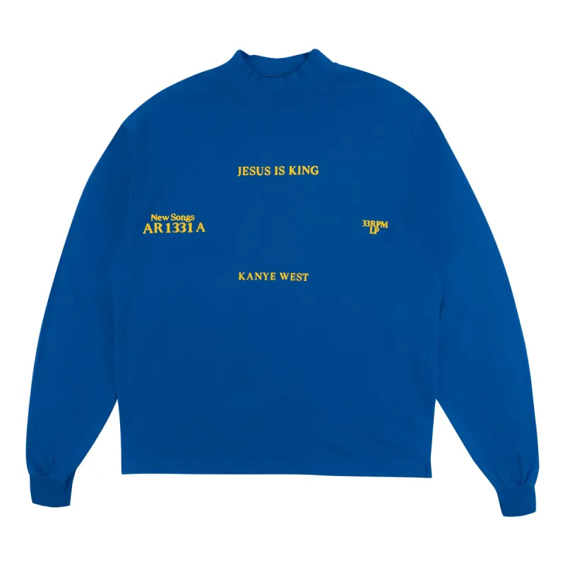 kanye west Jesus is King スウェット Rare Kanye West YEEZY Jesus Is King Vinyl Crewneck